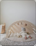 Arc Évolutif 6 en 1 – Flexibilité et Créativité Montessori avec Coussin et Tabouret