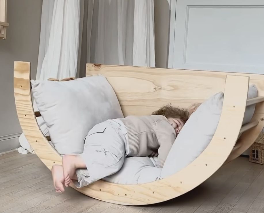 Arc Évolutif 6 en 1 – Flexibilité et Créativité Montessori avec Coussin et Tabouret